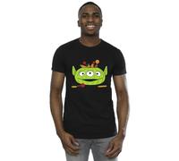 Alien Pumpkin Basket Cotton Halloween T-Shirt Toy Story Black L