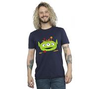Alien Pumpkin Basket Cotton Halloween T-Shirt Toy Story Navy XXL