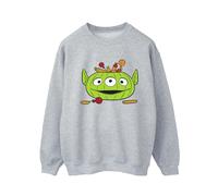 Alien Pumpkin Basket Halloween Sweatshirt Toy Story Grey XXL
