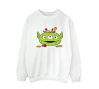 Alien Pumpkin Basket Halloween Sweatshirt Toy Story White XL