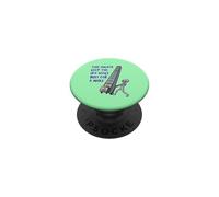 Alien Pushing Top-Secret UFO Files Funny Sci Fi Graphic PopSockets Adhesive PopGrip