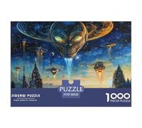 Alien 。 Puzzles Age 14+ for Adults 1000 。s Strange Planet 1000 Piece 。 Puzzles for Adults 38x26cm/1000pcs