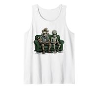 Alien & Raccoon Video Games Aliens Gaming Boys Gamer Tank Top