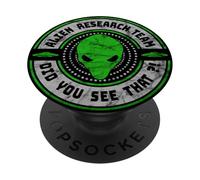 Alien Research Team | NHI Aliens UAPs Orbs Extraterrestrial PopSockets Adhesive PopGrip