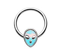Alien Revo Head Steel WildKlass Captive Bead Ring (16g 5/16" (8mm))