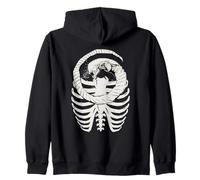 Alien: Romulus Xenomorph Chestburster in Ribcage Art Zip Hoodie