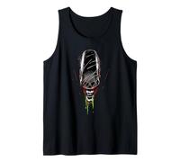 Alien: Romulus Xenomorph Head Skull and Double Jaws Art Tank Top