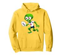 Alien Rugby Player Pullover Hoodie