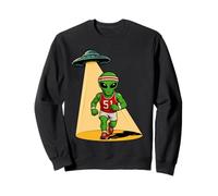 Alien Running UFO 5K 10K Marathon Runner Area 51 Roswell Sweatshirt