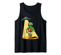 Alien Running UFO 5K 10K Marathon Runner Area 51 Roswell Tank Top