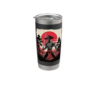 Alien Samurai Japanese Sword Stainless Steel Insulated Tumbler