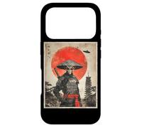 Alien Samurai UFO Japanese Vintage Graphic Ukiyo-e Art Funny Case for iPhone 17 Pro
