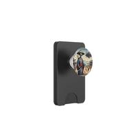 Alien Samurai Warrior Invasion Flying Saucers PopSockets PopWallet for MagSafe