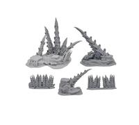 Alien Scatter Pack A 3D Printed Terrain Scenery For Tabletop Wargaming RPGS & Dioramas