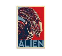 Alien Science Fiction Horror Movies Poster Canvas Wall Art Decor Painting for Home Living Room Bedroom 08x12inch(20x30cm) Unframe-style