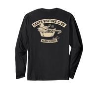 Alien Scouts Retro Cosmic Camp Sierra Cup on the Back Long Sleeve T-Shirt