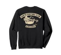 Alien Scouts Retro Cosmic Camp Sierra Cup on the Back Sweatshirt