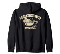 Alien Scouts Retro Cosmic Camp Sierra Cup on the Back Zip Hoodie