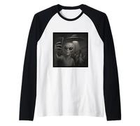 Alien Selfie Encounter Raglan Baseball Tee