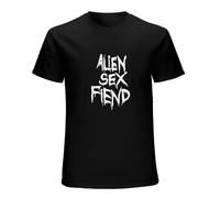 Alien Sex Fiend Logo T Shirt Black XL