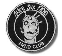 Alien Sex Fiend Patch Badge Embroidered Iron on Applique