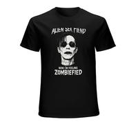 Alien Sex Fiend Zombified Mens Graphic Short Sleeve Casual T Shirt Size L Black