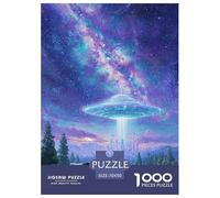 Alien Ship 1000 Piece Jigsaw Puzzle Family Game Creative Colorful Jigsaw Puzzle Color Challenge for Adults And Kids 70x50cm/1000pcs
