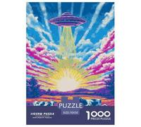 Alien Ship 1000 Piece Jigsaw Puzzle Family Game Creative Colorful Jigsaw Puzzles Color Challenge for Travel Gifts,Present 70x50cm/1000pcs
