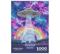 Alien Ship 1000 Piece Jigsaw Puzzle Family Game Creative Colorful Jigsaw Puzzles Color Challenge for Adults And Kids 70x50cm/1000pcs