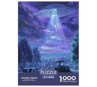 Alien Ship 1000 Piece Jigsaw Puzzle Family Game Creative Colorful Jigsaws Color Challenge for Adults And Kids 38x26cm/1000pcs