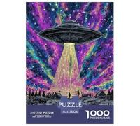 Alien Ship 1000 Piece Jigsaw Puzzle Family Game Creative Colorful Jigsaws Color Challenge for Adults And Kids 38x26cm/1000pcs