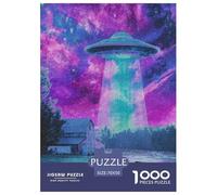 Alien Ship 1000 Piece Jigsaw Puzzle Family Game Creative Colorful Jigsaws Stress Reliever for Adults And Kids 70x50cm/1000pcs