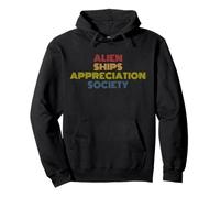 Alien Ships Appreciation Society UFO Watcher Space Fan Pullover Hoodie
