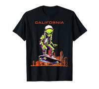 Alien Skater - California Funny Skateboard Skater Men Women T-Shirt