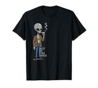 Alien smoking a joint - BEST OF THIS WORLD 3 - Fan Fun T-Shirt