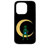 Alien Smoking Bong High Moon Cool Weed CBD Cannabis Gift Case for iPhone 15 Pro
