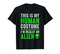 Alien Space Galaxy Shirt - This Is My Human Costume T-Shirt