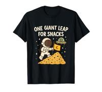 Alien Space Humor One Giant Leap for Snacks T-Shirt