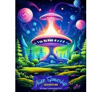 Alien Spaceship: Coloring Book Vol, 5