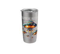 Alien Spaceship UFO-ologist Unidentified Flying Objects Stainless Steel Insulated Tumbler