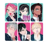 Alien Stage Anakt School Uniform Collectible Photocards - Officially Licensed ALNST 6-Card Pack, Premium Anime Merch for Fans