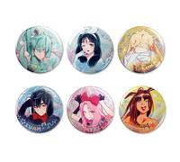 Alien Stage Rabbit Series Blind Box Holographic Button Pins, Officially Licensed Anime ALNST Collectible Merch for Ita Bags (Single Pack, Contains One Random Character)