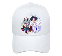 Alien Stages Hat Anime Figure Cosplay Sun Hat Adjustable Summer Baseball Cap Colourful Printed Cap (D)