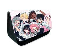 Alien Stages Pencil Case Large Capacity Pencil Bag Anime Alien Stages Pen Pouch Portable Office Stationary Organiser Supplies Makeup Bag (Multicolor01)