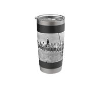 Alien Standing with Lunch ATOP a Skyscraper Workers Stainless Steel Insulated Tumbler