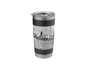 Alien Standing with Lunch ATOP a Skyscraper Workers Stainless Steel Insulated Tumbler