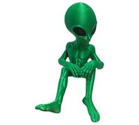 Alien Statue - Cute Miniature Alien Figurine Garden Ornament, Funny Sculpture | Small eel Statue for Lawn, Yard, Home, Bedroom, Living Room, Party Decoration, Provides a Spe