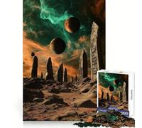 Alien Stone Circle Teenagers 1000 Piece Jigsaw Puzzle Serene Game Tight Connection Pattern Build Birthday Art Gift (50x75cm)