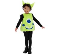 Alien Tabard Set Smiffys Green 3-4 Years