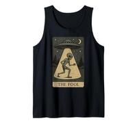 Alien Tarot Card The Fool UFO Abduction Paganism Tank Top